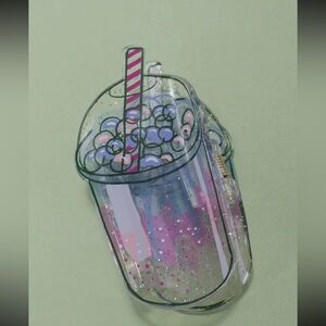 Boba hair claw clip Acetate